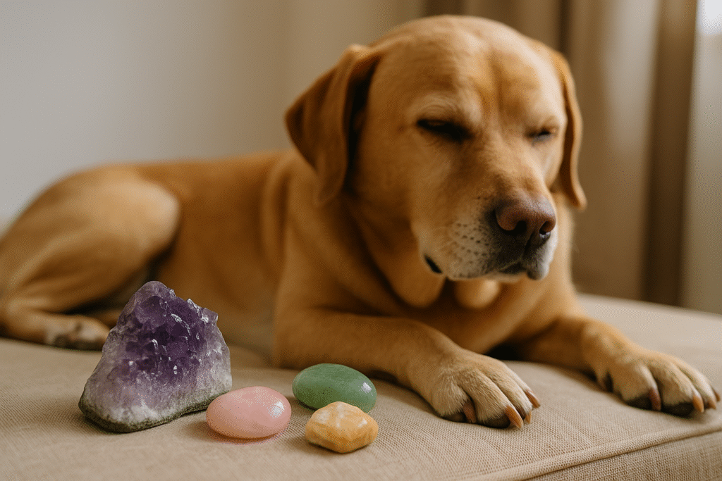 Cachorro e seus Cristais