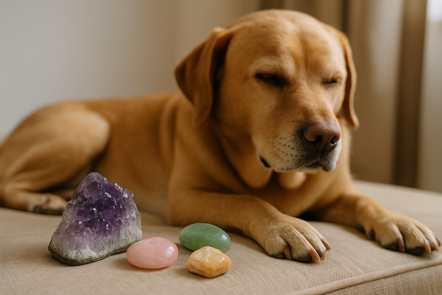 Cachorro e seus Cristais