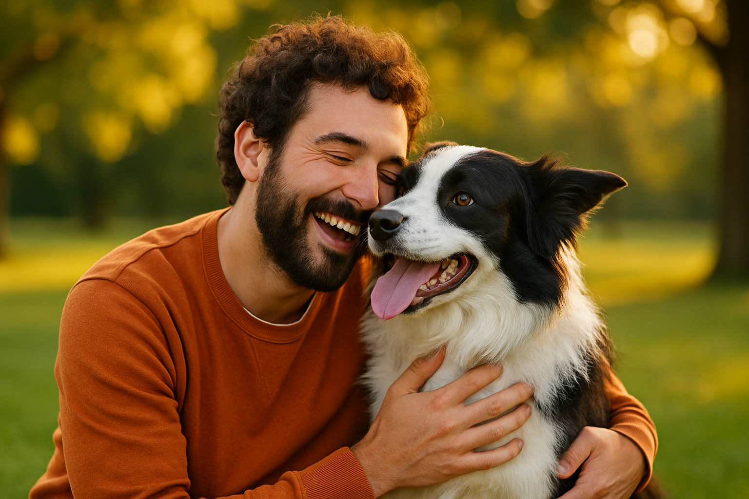 Conexão homem pet