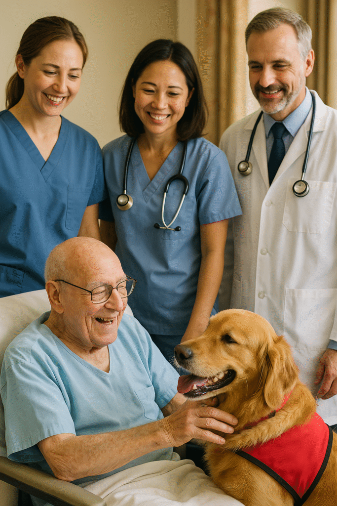 Terapia com cão