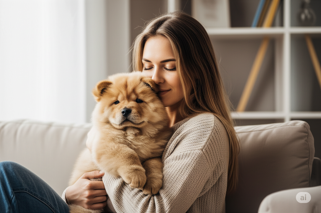 Chow Chow bebê