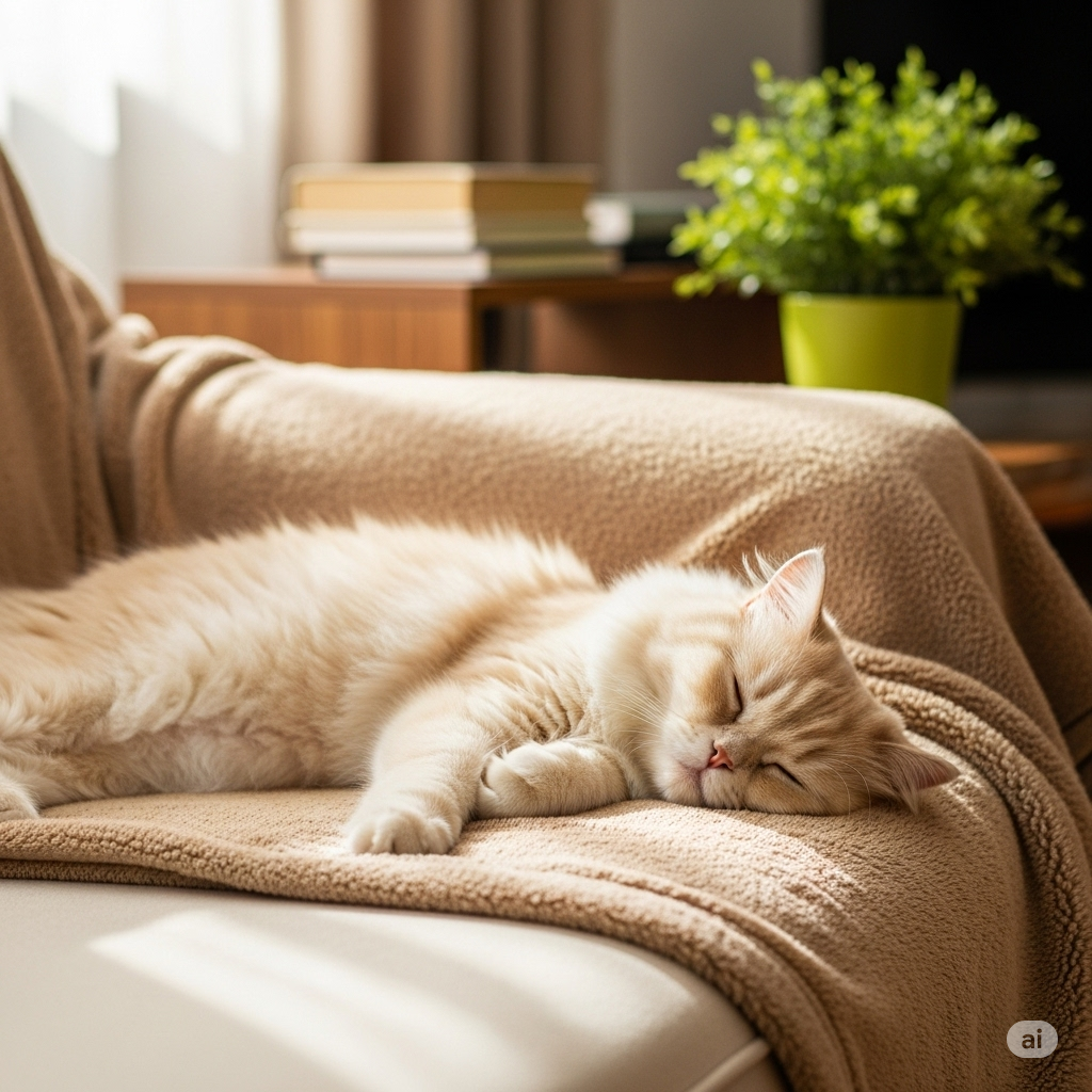 Gato descanando