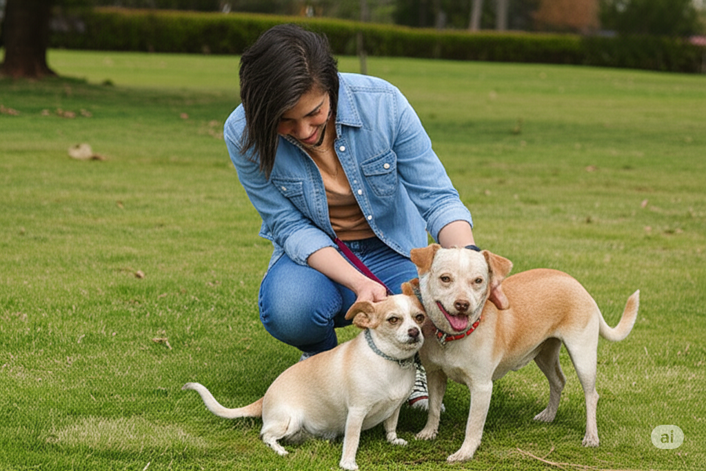 Pets e sua tutora