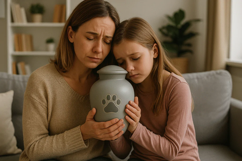 Pote de cremação Pet