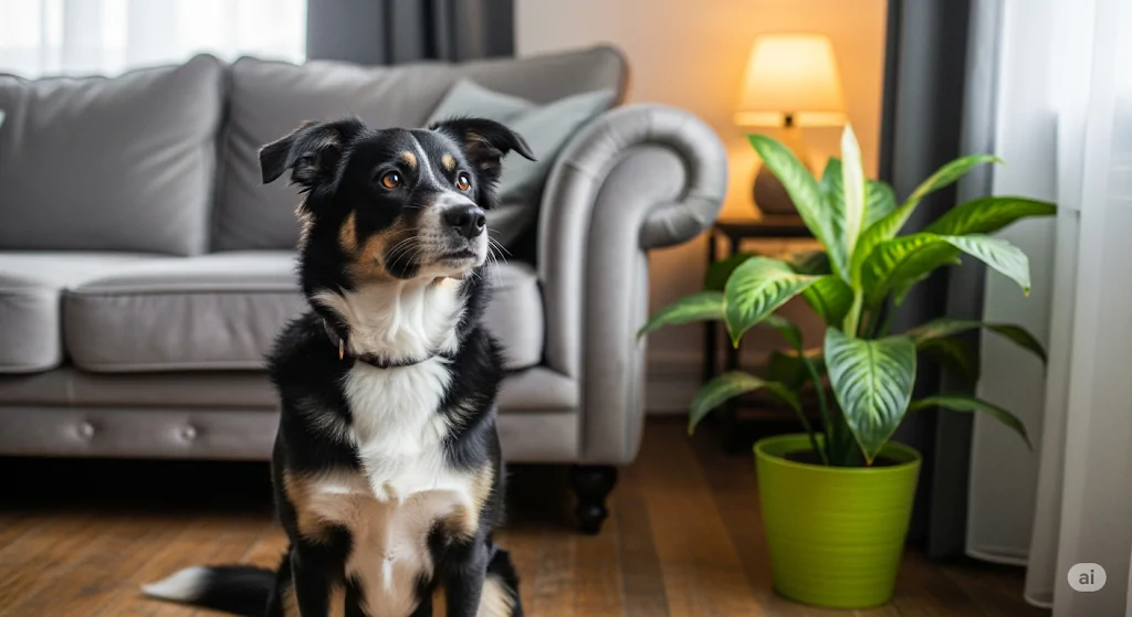 Pet olhando para o nada