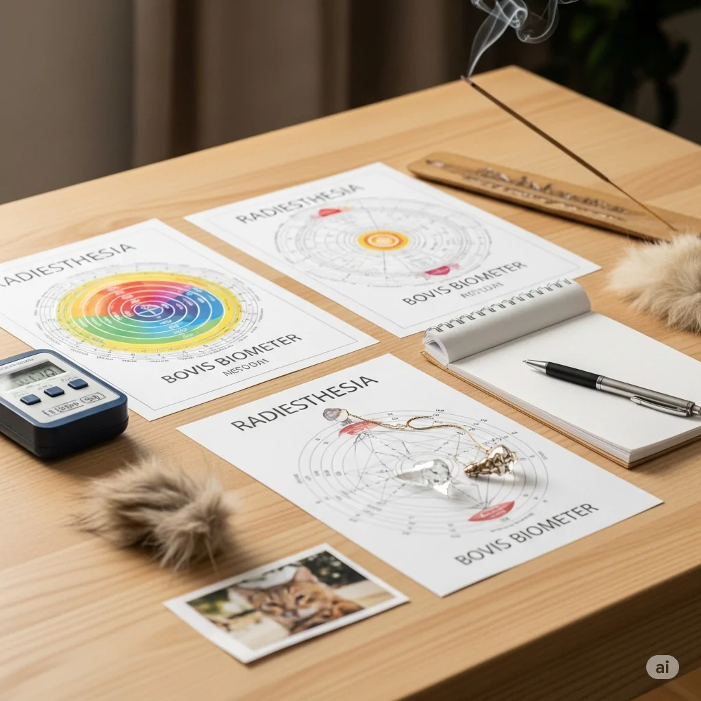 Radiestesia - materiais