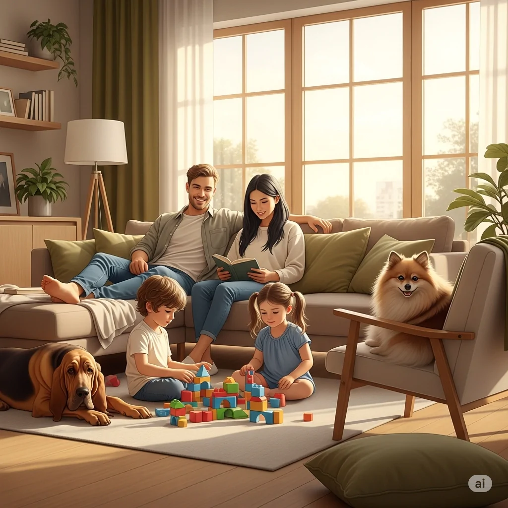 Momento descanso em família