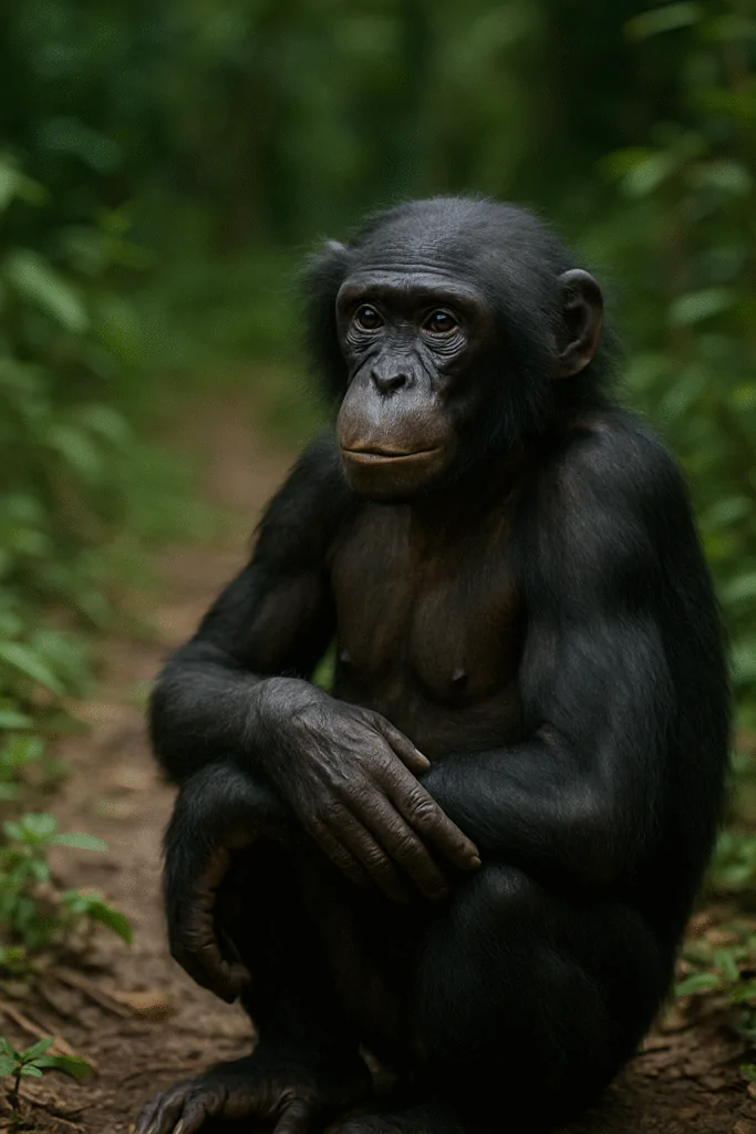 Bonobo, macaco paciente