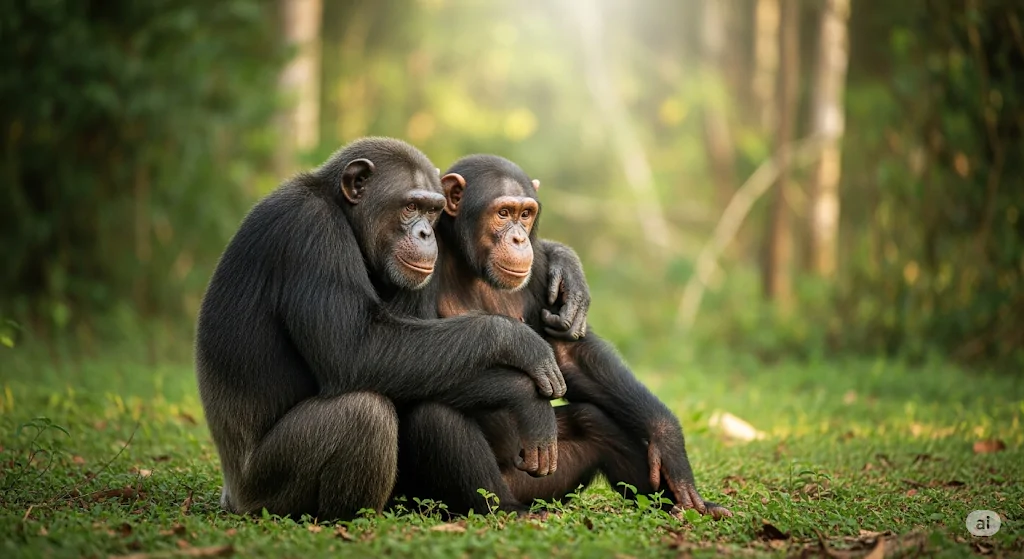 Macacos ensinam sobre perdão