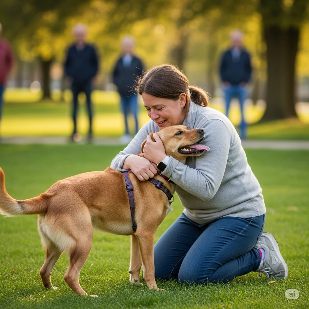 Reencontro com o  pet